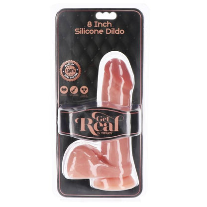 GET REAL - SILIKONOWY DILDO 20,5 CM Z KULKAMI