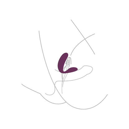 XOCOON - WIBRATOR DLA PAR BOUND LOVE FIOLETOWY