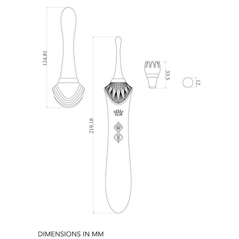 ZALO - BESS 2 MASAŻER ŁECHTACZKI CZARNY