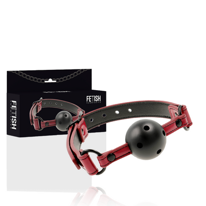 FETYSZ ULEGŁY CIEMNY POKÓJ - ODDYCHAJĄCY KNEBEL