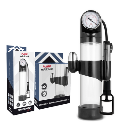 UZALEŻNIONY OD POMPY - PRZEŹROCZYSTY WIBRATOR RX9