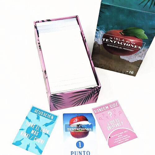 LA ISLA DE LAS TENTACIONES - OFICJALNA GRA KARCIANA - ES