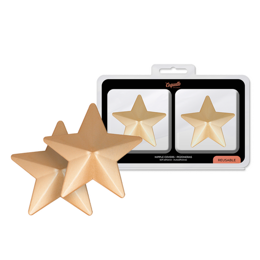 COQUETTE CHIC DESIRE - NAKŁADKI NA SUTKĘ GOLDEN STARS