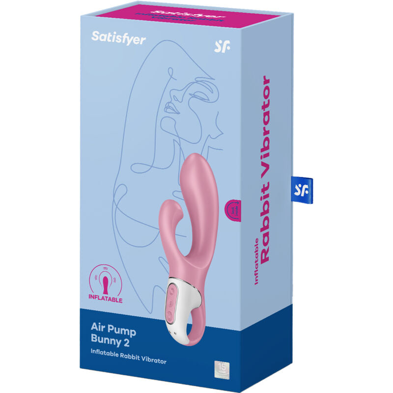 SATISFYER - POMPKA POWIETRZA KRÓLICZEK 2 RÓŻOWY