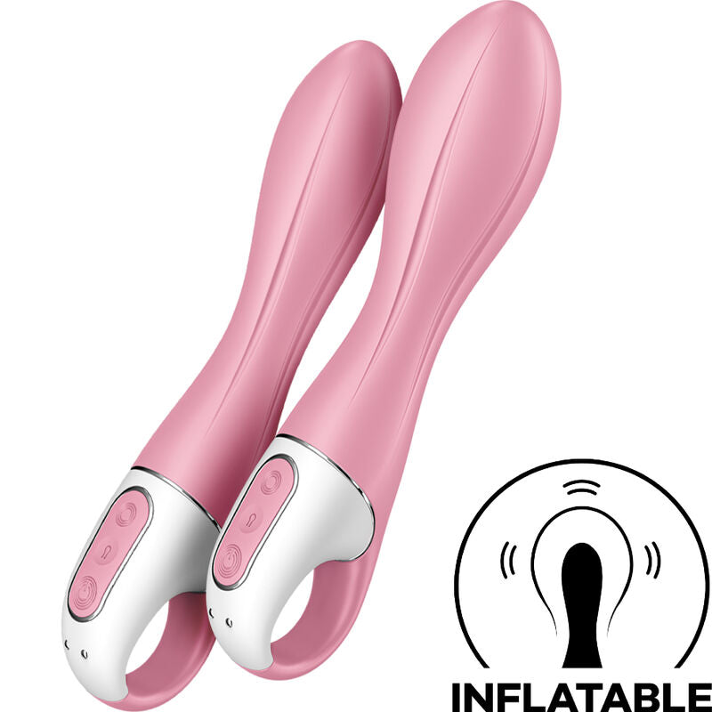 SATISFYER - WIBRATOR Z POMPKĄ POWIETRZA 2 RÓŻOWY