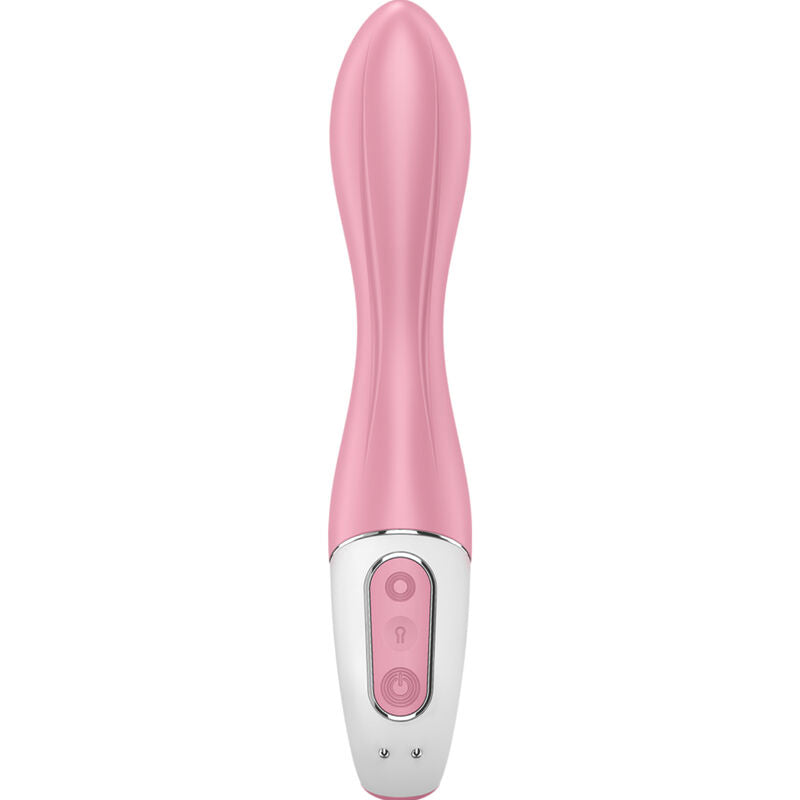 SATISFYER - WIBRATOR Z POMPKĄ POWIETRZA 2 RÓŻOWY