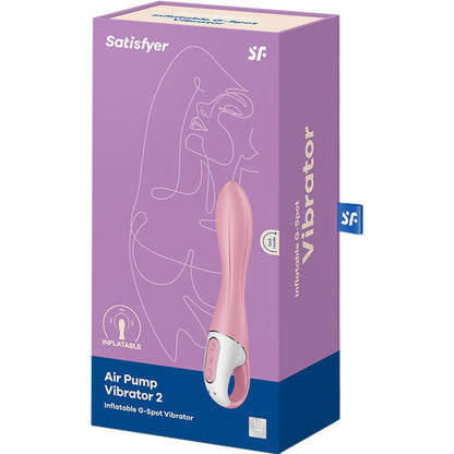 SATISFYER - WIBRATOR Z POMPKĄ POWIETRZA 2 RÓŻOWY