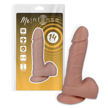 MR INTENSE - 14 REALISTYCZNYCH KUTASÓW 18,5 CM -O- 3,8 CM