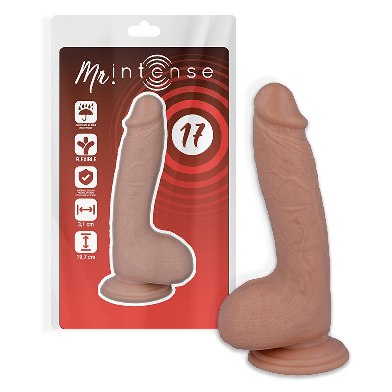 MR INTENSE - 17 REALISTYCZNY KUTAS 19,7 CM -O- 4,1 CM