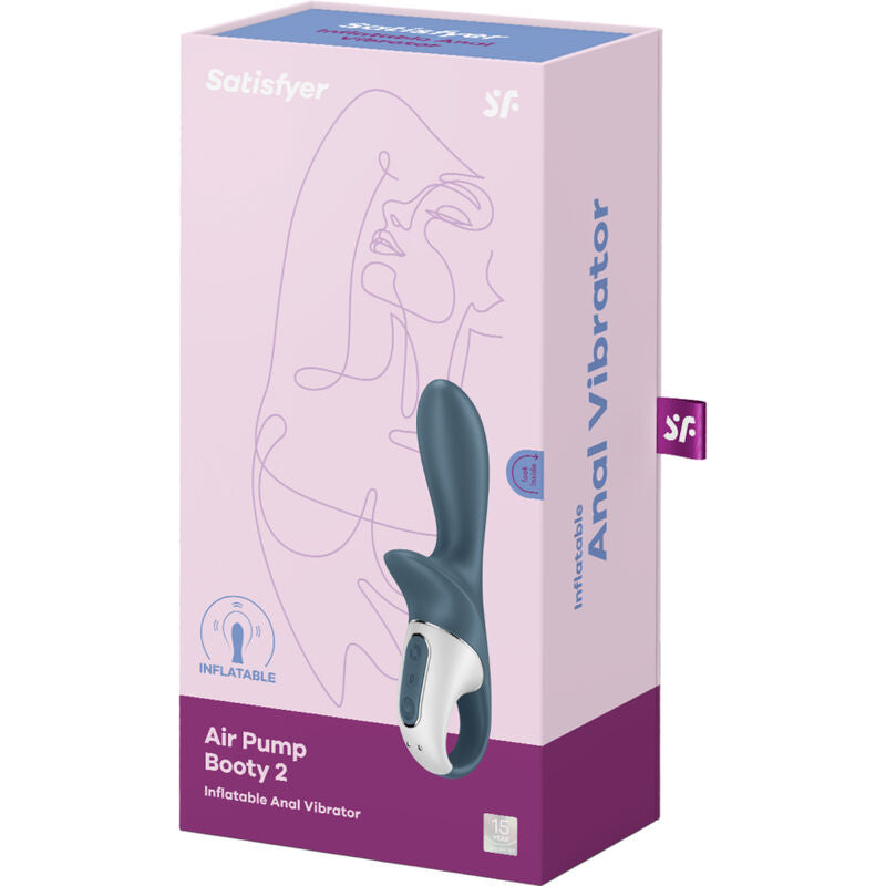 SATISFYER - POMPKI BUTY 2 CIEMNOSZARE