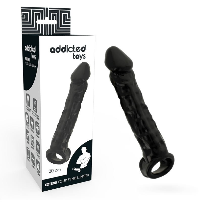 ADDICTED TOYS - PRZEDŁUŻKA DONG CZARNY