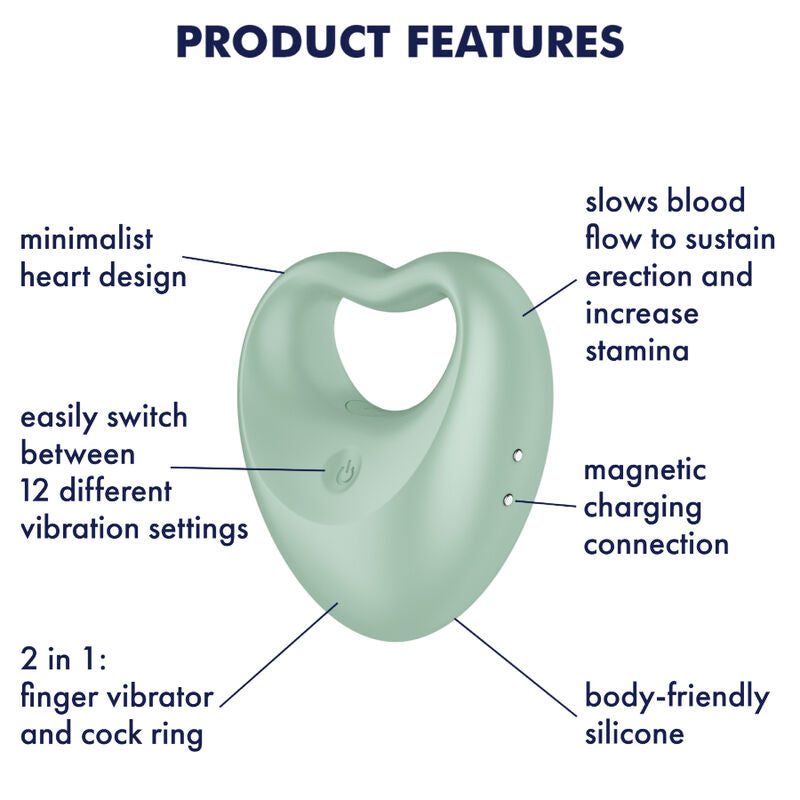 SATISFYER - IDEALNA PARA 3 ZIELONA