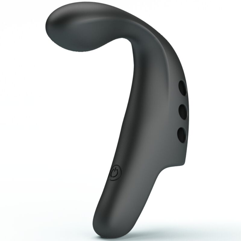 PRETTY LOVE - CZARNY WIBRATOR Z NAPASKIEM GORGON