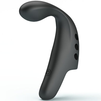 PRETTY LOVE - CZARNY WIBRATOR Z NAPASKIEM GORGON