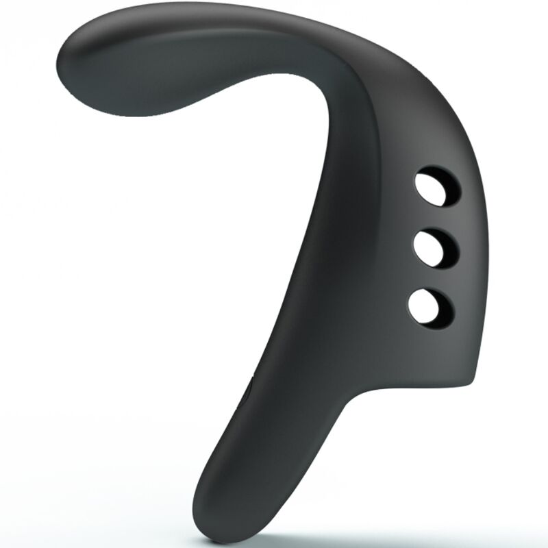 PRETTY LOVE - CZARNY WIBRATOR Z NAPASKIEM GORGON