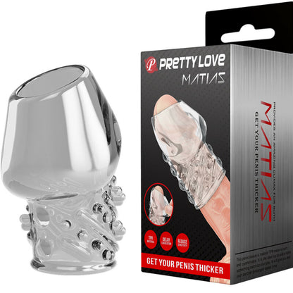 PRETTY LOVE - MATIAS PRZEŹROCZYSTY PENIS GRUBSZY
