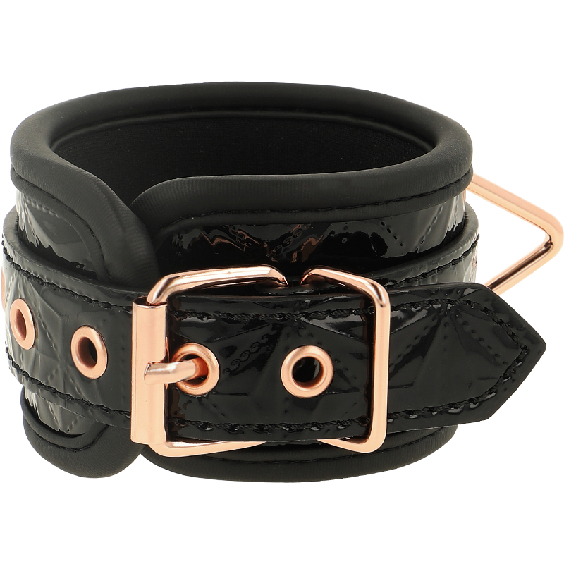 COQUETTE CHIC DESIRE - KAJDANKI PREMIUM Z PODSZEWKĄ Z NEOPRENU W KOLORZE CZARNYM