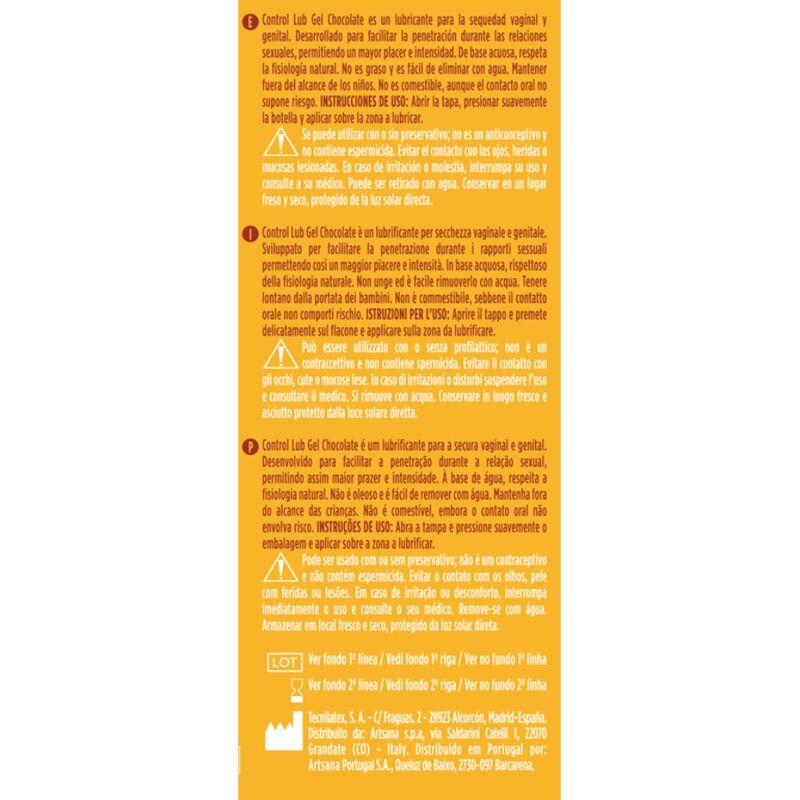 CONTROL - LUB ŻEL CZEKOLADOWY LUBRYKANT 75 ML