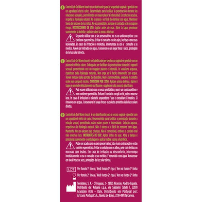 CONTROL - LUB ŻEL LUBRYKANT O EFEKT ROZGRZEWAJĄCY 75 ML