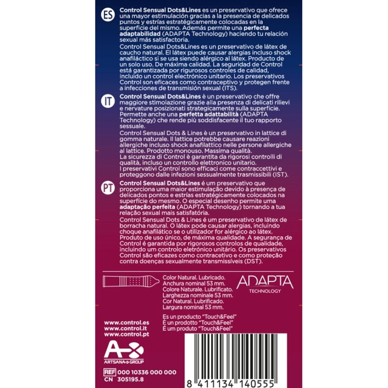 KONTROLA - ZMYSŁOWE KROPKI I LINIE PUNKTY I ROZSTĘPY 12 SZTUK