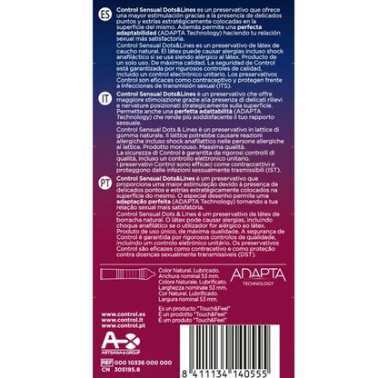 KONTROLA - ZMYSŁOWE KROPKI I LINIE PUNKTY I ROZSTĘPY 12 SZTUK