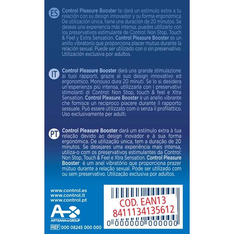 KONTROLA - PIERŚCIEŃ WIBRACYJNY WZMACNIAJĄCY PRZYJEMNOŚĆ