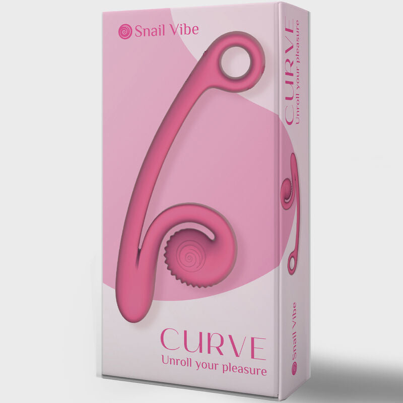 SNAIL VIBE - WIBRATOR CURVE RÓŻOWY
