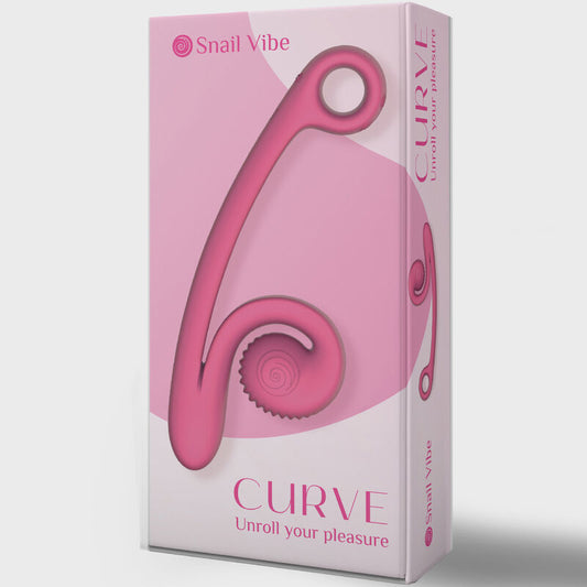 SNAIL VIBE - WIBRATOR CURVE RÓŻOWY