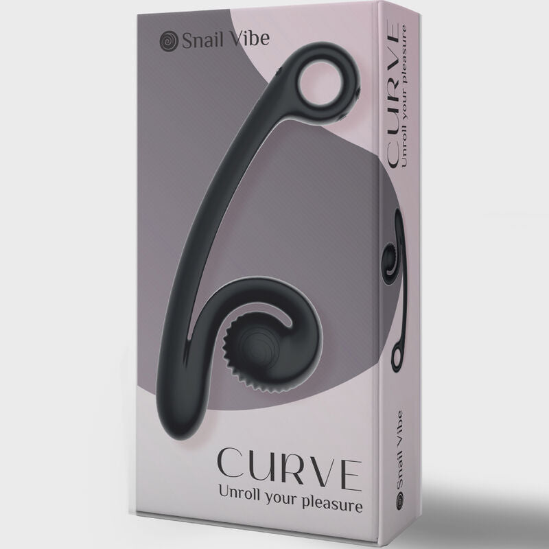 SNAIL VIBE - WIBRATOR CURVE CZARNY