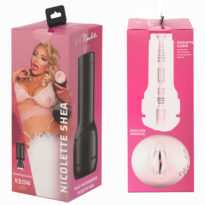 KIIROO - KEON + FEEL NICOLETTE SHEA STROKER + AQUA QUALITY LUBRICANT 50 ML 