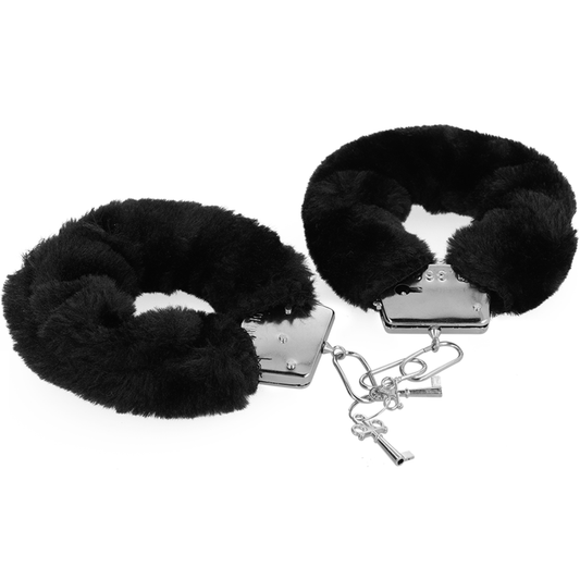 INTENSYWNY - FETYSZYSTYCZNY ZESTAW DO ZABAW EROTYCZNYCH 1 Z KAJDANKAMI, MASKĄ ŚCIELĄCĄ I BATTERĄ