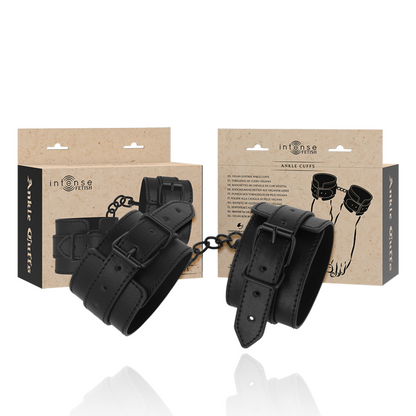 INTENSYWNE - FETYSZOWE WEGAŃSKIE SKÓRZANE KANTARKI NA KOSTKI