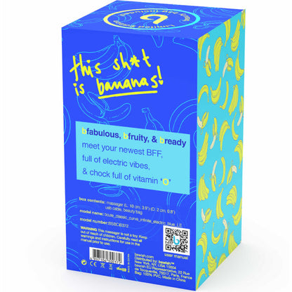 B SWISH - BCUTE CURVE INFINITE CLASSIC LIMITOWANA EDYCJA NIEBIESKI SILIKONOWY WIBRATOR Z MOŻLIWOŚCIĄ ŁADOWANIA