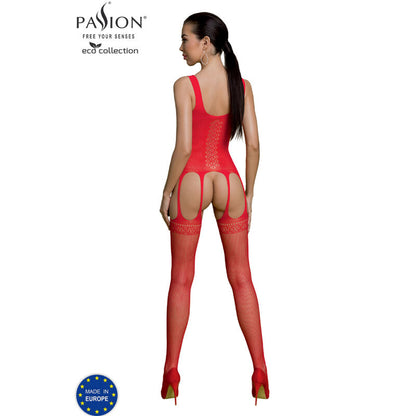PASSION - ECO COLLECTION BODYSTOCKING ECO BS007 CZARNY