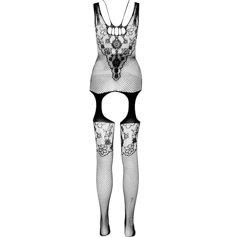 PASSION - KOLEKCJA ECO BODYSTOCKING ECO BS011 CZARNY