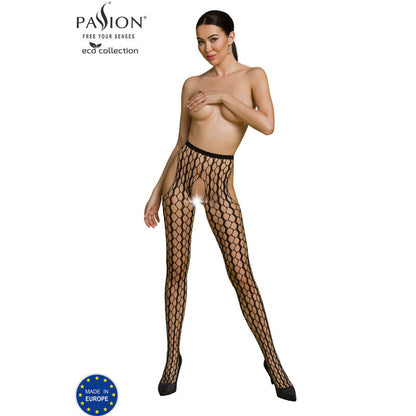 PASJA - KOLEKCJA ECO BODYSTOCKING ECO S007 CZERWONY
