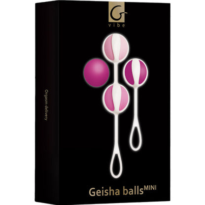 G-VIBE - ZESTAW 4 KULEK GEISHA MINI FIOLETOWYCH