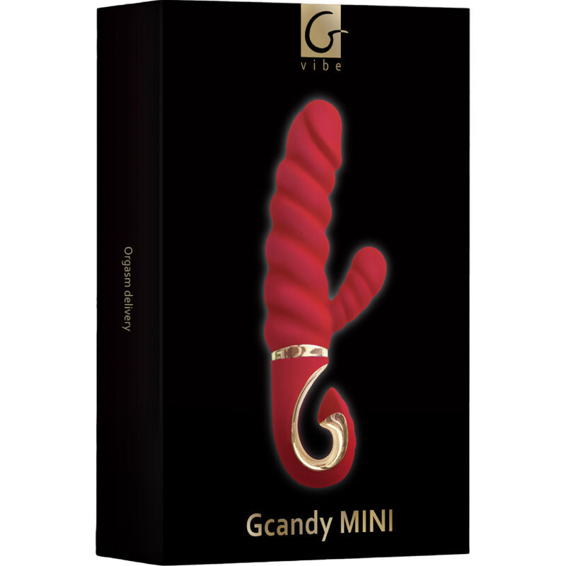 G-VIBE - GCANDY MINI CZERWONY SILIKONOWY WIBRATOR