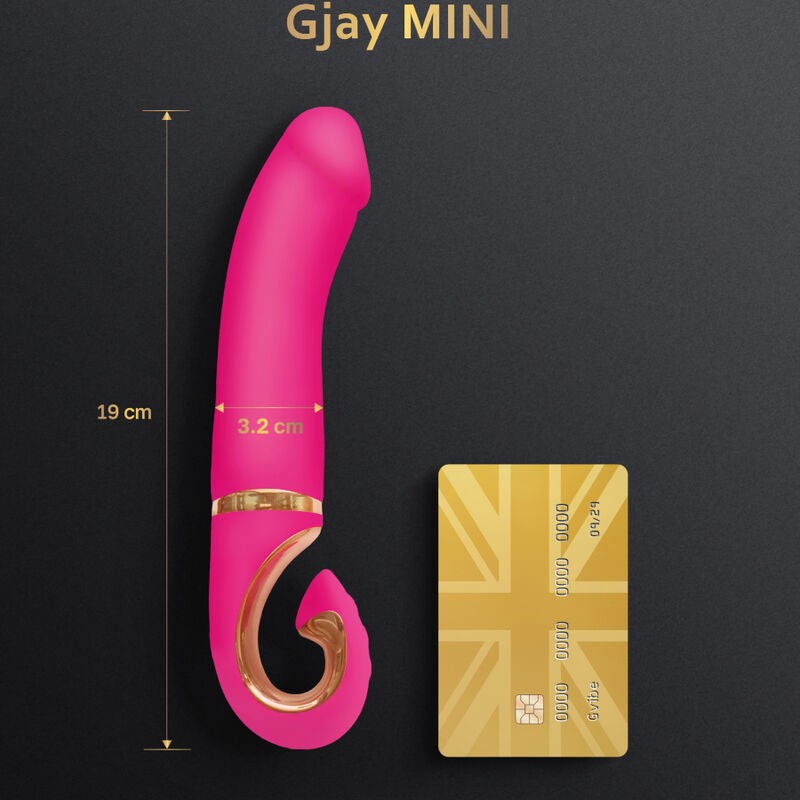 G-VIBE - GJAY MINI RÓŻOWY SILIKONOWY WIBRATOR