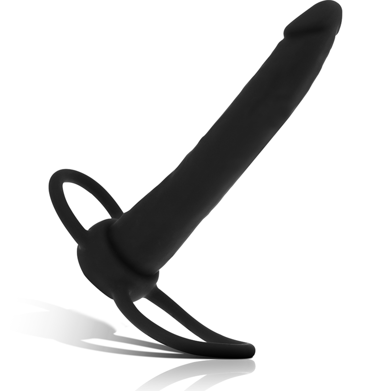 MITOLOGIA - COBI ONYX ANAL DILDO Z PENISA I PIERŚCIENIEM NA JĄDRA 13 CM SILIKONOWY