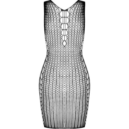 PASSION - BS097 CZARNE BODYSTOCKING ROZMIAR JEDNORAZOWY