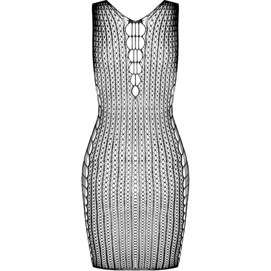 PASSION - BS097 CZARNE BODYSTOCKING ROZMIAR JEDNORAZOWY