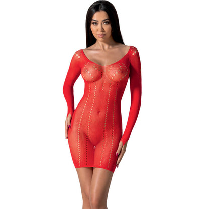 PASSION - BS101 BODYSTOCKING CZARNY JEDNORAZOWY ROZMIAR