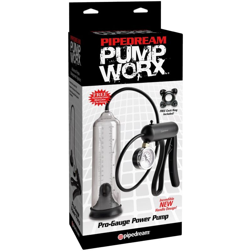 PUMP WORX - POMPA MOCNA PRO-GAUGE PRZEŹROCZYSTA