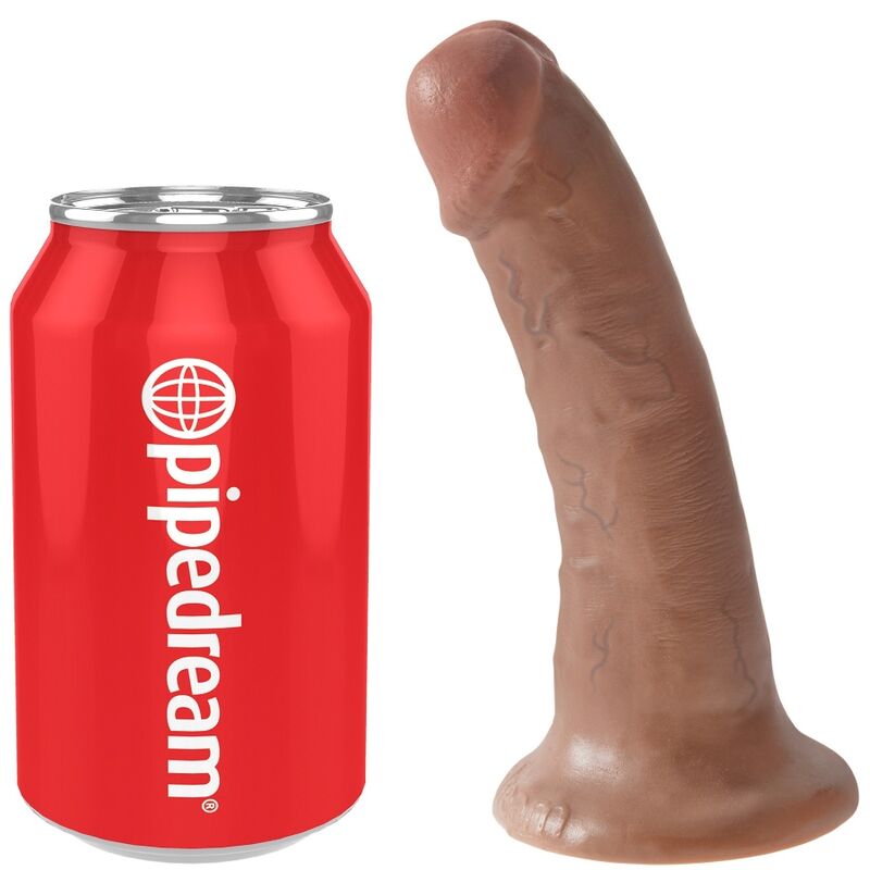 KRÓLEWSKI KOGUT - REALISTYCZNY PENIS 15 CM KARMEL