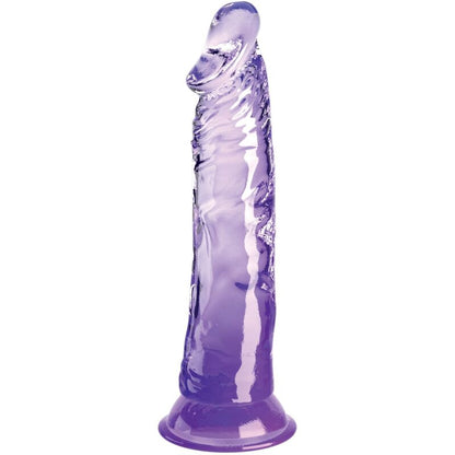KING COCK - PRZEŹROCZYSTY REALISTYCZNY PENIS 19,7 CM FIOLETOWY