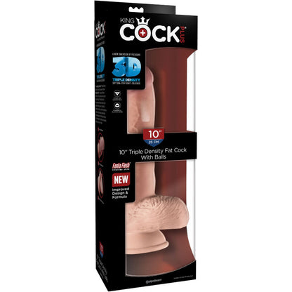 KING COCK - REALISTYCZNY PENIS Z JĄDRAMI 19,4 CM LEKKI