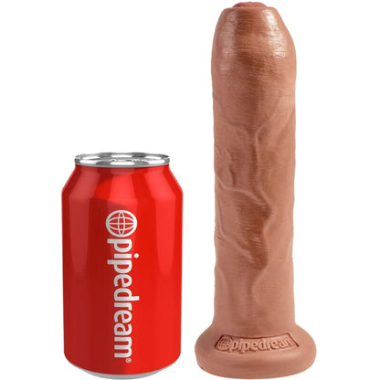 KING COCK - NIEOBCIĘTY REALISTYCZNY PENIS 17,8 CM KARMELOWY
