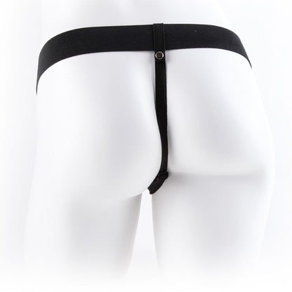 SERIA FANTASTYCZNA FETYSZ - REGULOWANA UPRZĄŻ Z PILOTEM REALISTYCZNY PENIS Z JĄDRAMI 23 CM