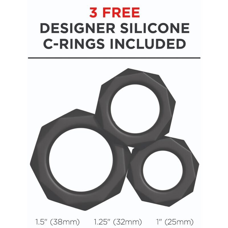 PDX ELITE - WIBRATOR STROKER EXTENDER PRO